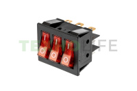 Выключатель водонагревателя, THERMEX, 3х-клавишный, с индикацией, 380V Выключатель водонагревателя, THERMEX, 3х-клавишный, с индикацией, 380V