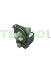 Насос стиральной машины, 30W, на 4-ех защелках, фишка вперед, Bosch, Siemens, PMP023BO,уценка