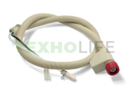 Шланг посудомоечной машины, Electrolux, 140180589016, FWH304ZN, 1,5м, заливной, с аквастопом