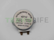 Двигатель вращения тарелки СВЧ, 21V, 50/60Hz,2,5/3 об/мин., 2 контакта, 4W, MCW500UN
